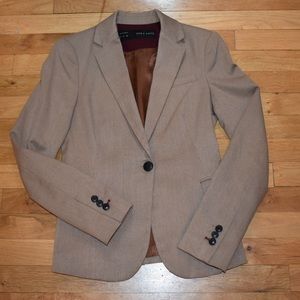 Zara Basic Tan Blazer Size S